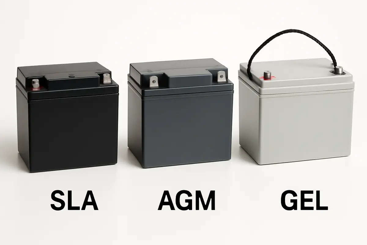 SLA vs AGM vs Gel Battery: What Is the Difference? Complete Comparison